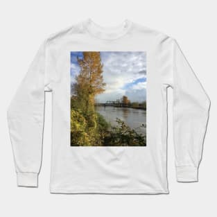 Snohomish River In Washington Long Sleeve T-Shirt